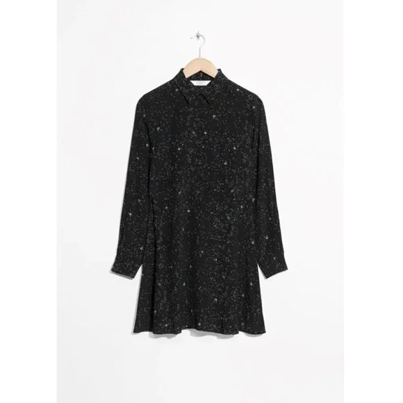 & Other Stories Fit & Flare Shirt Dress 4 - Picture 10 of 11